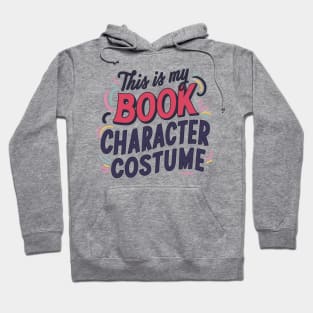 This Is My Book Character Costume Funny Book Halloween Hoodie